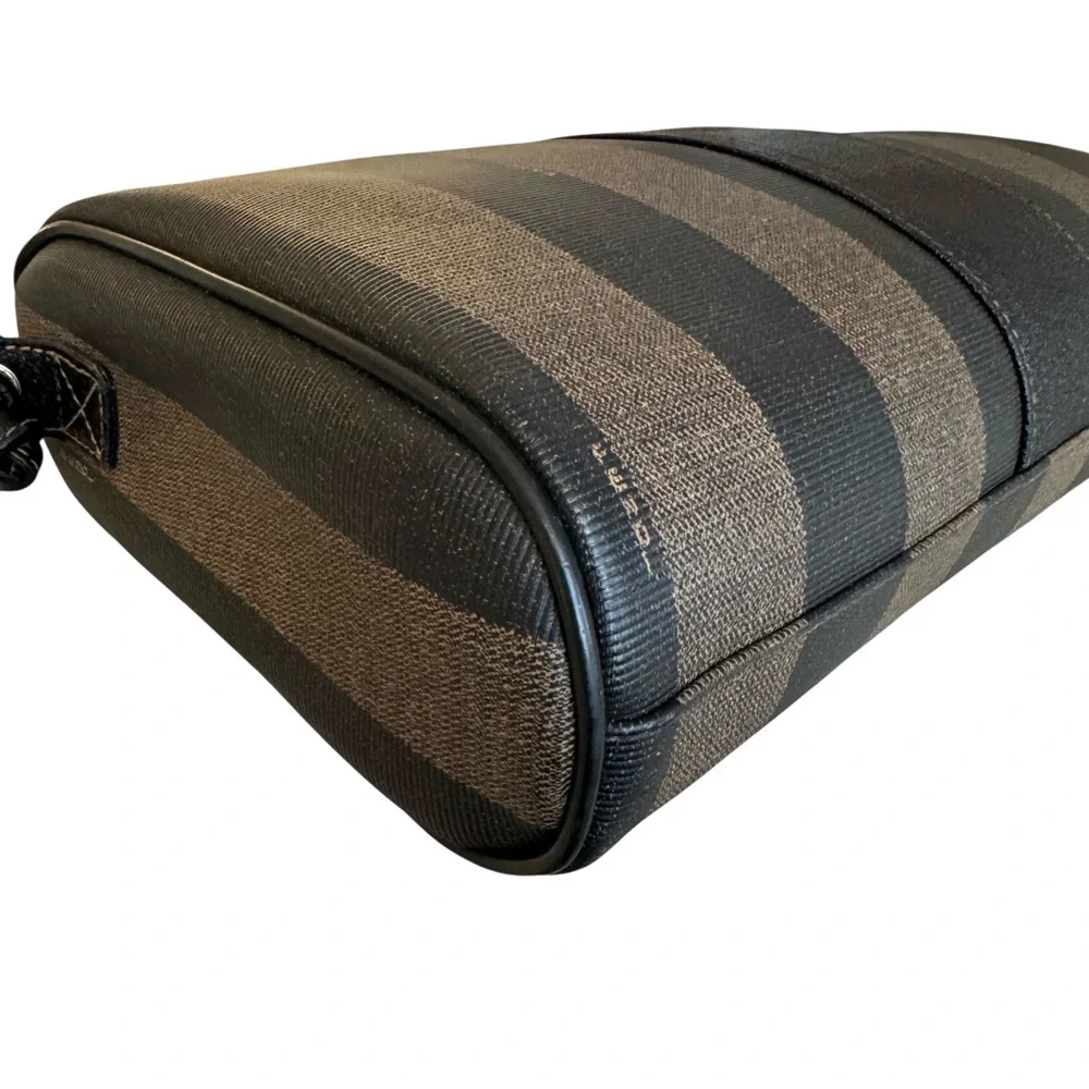 FENDI Vintage Pequin Striped Shoulder Bag Large Crossbody - Picture 13 of 17